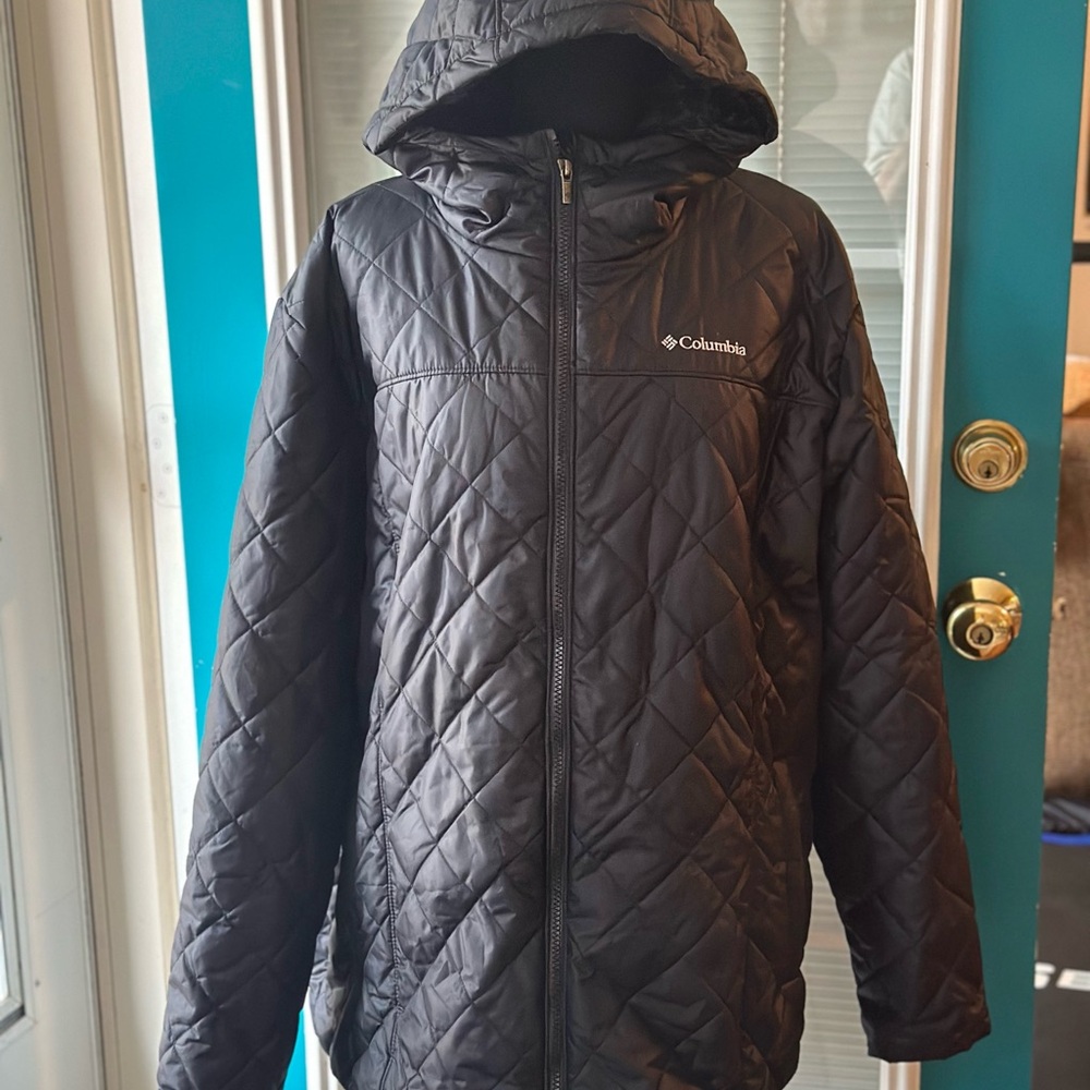 Columbia Black Quilted Jacket